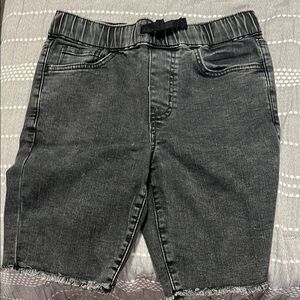 Old Navy Gray Casual Shorts with Elastic Waistband